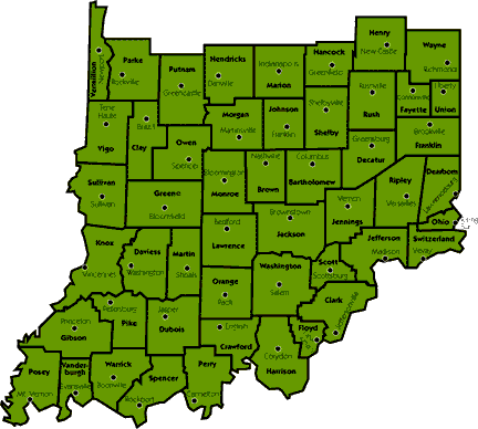 Southern Indiana Map